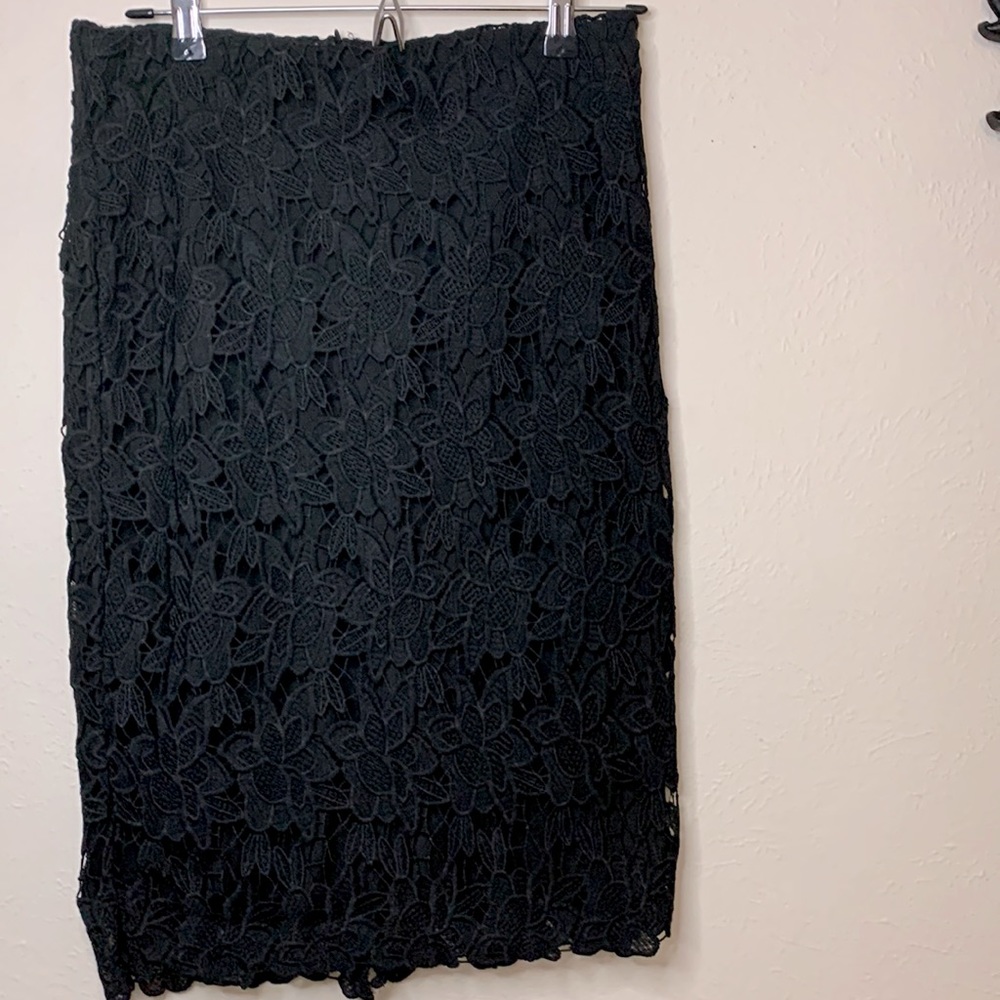 Catherine Malandrino Black Pencil Skirt